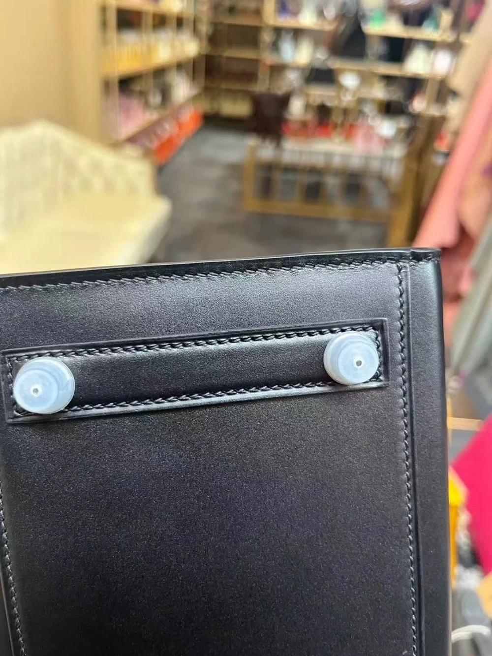H BIRKIN SO BLACK 25 HANDMADE SELLIER CALFSKIN BOX LEATHER RVD HARDWARE